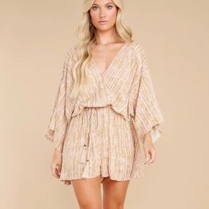 Dress Forum beige romper size S